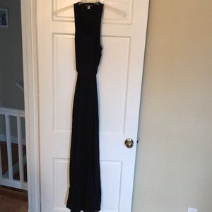 Black maxi dress